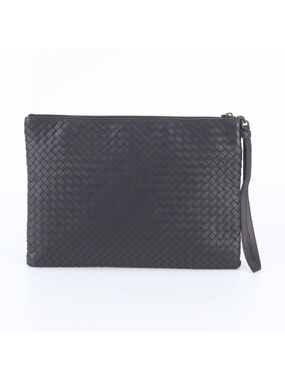 Bottega Veneta Intrecciato Leather Clutch Pouch Black - Picture 3 of 11